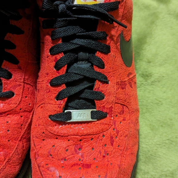 Nike Air force one low Red Pasley size 11 - Picture 9 of 12